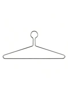 a metal hanger on a white background