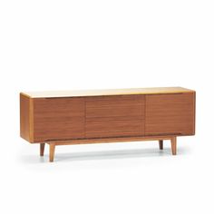 the sideboard is made out of wood