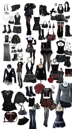 #misaamane Misa Inspired Outfit, Clean Goth, Clothes