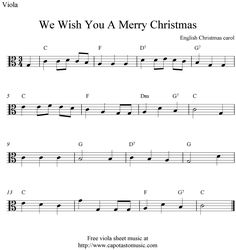 we wish you a merry christmas sheet music