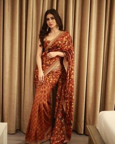 Indian Fits, Mouni Roy, Indian Fashion Saree, Bollywood Wedding