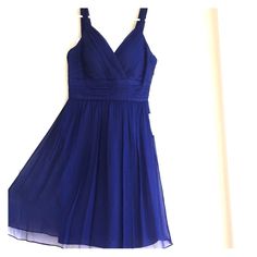 Chiffon, Fully Lined With Padded Bra Blue A-line Chiffon Evening Dress, Elegant Blue Chiffon Dress For Summer, Blue Flowy A-line Chiffon Dress, Blue A-line Chiffon Wedding Dress, Blue A-line Chiffon Dress For Wedding, Blue A-line Chiffon Dress For Parties, Royal Blue Chiffon Party Dress, Royal Blue Chiffon Dress For Party, Blue Chiffon Party Dress For Spring