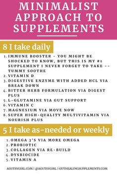 Minimalist Approach to Gut Healing Supplements - A Gutsy Girl® Supplements For Gut Health, Standard American Diet, Medical Tests, Probiotics Supplement, Gut Healing, Immunity Booster, Low Calorie Diet, Yes I Have, Digestive Enzymes