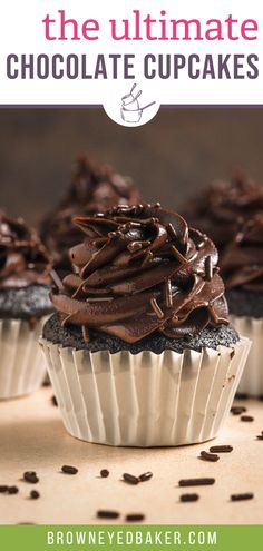 the ultimate chocolate cupcakes recipe is easy to make, and delicious for everyone