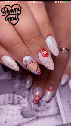 Awesome Nails, Soft Gel, Inuyasha, Art Tutorials, Nail Designs