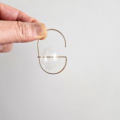 Minimalist Glass Drop Earrings, Minimalist Teardrop Glass Jewelry, Minimalist Glass Jewelry With Ear Wire, Modern Gold Glass Earrings, Earrings Gold Hoop, Gold Glass, Glass Earrings, Gold Hoop, Gold Hoop Earrings