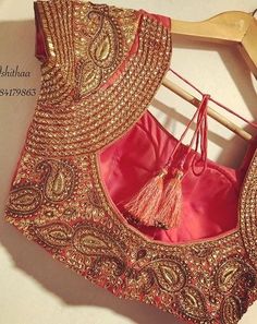 Blouse Design Latest, Saree Blouse Neck Designs, Wedding Saree Blouse Designs, Wedding Blouse Designs