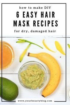 Hair Masks For Dry Damaged Hair, Diy Hair Care Recipes, Honey Hair Mask, Natural Hair Remedies, Egg For Hair, Egg Avocado, Hair Mask Recipe, Homemade Hair Mask, Diy Hair Mask For Dry Hair