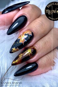 Maple Leaf Nails Theme Nails, All Things Fall