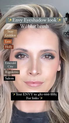 Green Smokey Eye, Makeup Shades, Makeup Tricks, Eyeshadow Looks, Smokey Eye