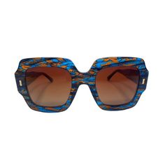 Brigitte - Oversized Trendy Snake | Transparent SUNGLASSES | Wolf & Badger Blue Glass Sunglasses For Vacation, Blue Sunglasses For Vacation, Chic Blue Square Frame Sunglasses, Blue Acetate Sunglasses With Gradient Lenses, Blue Glass Sunglasses For The Beach, Modern Blue Sunglasses For Vacation, Blue Glass Sunglasses For Beach, Blue Gradient Lens Sunglasses In Acetate, Luxury Blue Sunglasses For Summer