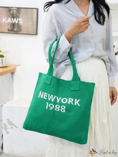 Bird in Bag - Aesthetic One Shoulder Bag Womens Handbag Graphic Laptop Portable Capacity Lightweight Vintage Number Satchel Bag School Bag for Graduate, Teen Vintage Numbers, Womens Handbag, Types Of Lettering, Bag School, Bags Aesthetic, Vintage Bag, Satchel Bag, Save The Planet, Crochet Bags