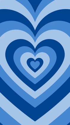 a blue and white striped heart pattern