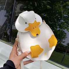 Kawaii Duck, Cottagecore Accessories, Desain Tote Bag, Cute Store, Duck Bag, Kawaii Bag, Kawaii Bags, Kawaii Backpack, Lucky Duck