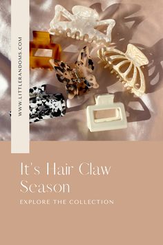 Shop our hair accessories collection for unique, beautiful styles that elevate any look. Claw Clips Aesthetic, Claw Clip Amazon, Brown Claw Clip Aesthetic, Cheap Claw Clips, Fur Claw Clip, Silver Butterfly Claw Clip, Green Mosaic, Hair Accessories Collection