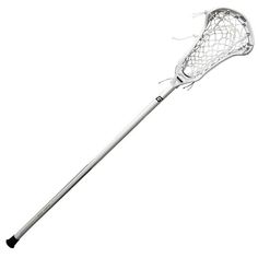 a lacrosse goalie's head and net on a white background