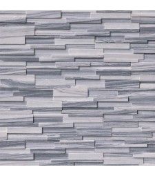 a gray and white tile wall that looks like it is made out of wood