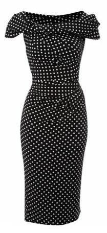 Pinup Fashion: retro polka dot dress...love it! Look Grunge, Look Retro, Lucille Ball, Knot Dress, Elegante Casual, Moda Vintage, Grace Kelly, Mode Vintage, Polka Dot Dress