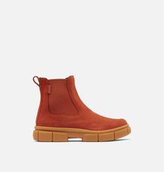 EXPLORER STRT™ Women's Chelsea Boot | SOREL Explorer Boots, Sorel Explorer, Chelsea Boots Women, Shoe Gifts, Suede Material, Chelsea Boot, Wedge Boots, Boots Outfit, Embossed Leather