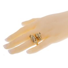 Gucci Tiger Diamond Yellow Gold Ring 0002635 Gucci Tiger, Gucci Jewelry, Tiger Head, Yellow Gold Ring, Round Brilliant Cut Diamond, Cocktail Ring, Brilliant Cut Diamond, Yellow Gold Rings, Cocktail Rings