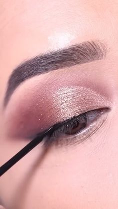 Simple Glitter Eye Makeup Tutorial #shorts || Shilpa Eyes Makeup Tutorial Step By Step, Eyeshadow Designs Ideas, Party Eye Makeup Night, Eye Makeup Ideas Step By Step, Night Eyeshadow Looks, Shimmer Eyeshadow Tutorial, Eye Makeup Tutorial Step By Step, Eyeshadow Makeup Step By Step, Simple Glitter Eye Makeup