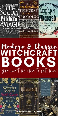 the cover of modern and classic witchcraft books