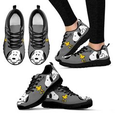 Gray Casual Moisture-wicking Sneakers, Casual Gray Moisture-wicking Sneakers, Snoopy Shoes, Snoopy Stuff, Snoopy Collectibles, Shoes For Kids, Moda Chic, White Sneakers Women, Kids Sneakers