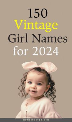 Discover an aesthetic, unique list of vintage girl names that are rare, unusual, uncommon and beautiful with special meanings and cute nicknames. Includes pretty, old lady and old timey girl names that are cute, sweet and English inspired. Explore elegant & classy names for girls that are timeless & old fashioned. Find the perfect, meaningful, beautiful, feminine, pretty, unique name for your baby girl among these gorgeous name ideas, making a comeback in 2024. Old fashion girl names for 2024
 . Classy Names, Boyish Girl Names, Vintage Girl Names, Old Fashion Girl Names, Traditional Girl Names, Old Lady Names, English Baby Girl Names, Vintage Baby Girl Names