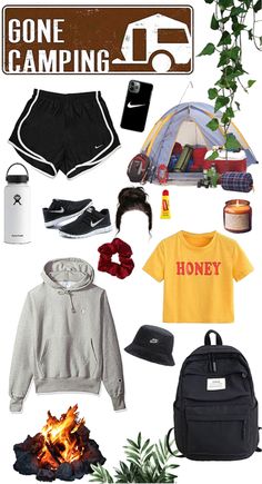 Camp Counsler Outfit, Cute Camp Counselor Outfits, Outfit Camping Verano, Camp America Outfits, Campcore Outfits, School Camp Outfits, Camping Style Outfit, Camp Counselor Outfit, Camp Fits