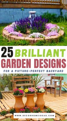 25 brilliant garden designs for a private - perfect backyard