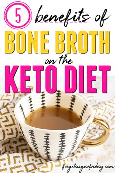 Keto bone broth is SO good for you! In this post, I lay out five reasons why you should drink bone broth on the keto diet. I also explain how I easily drink keto bone broth without simmering bones for hours (and how you can too)! Learn about both chicken bone broth and beef bone broth. #keto #ketodiet #bonebroth Keto Bone Broth, Drink Bone Broth, Broth Diet, Bone Broth Diet, Chicken Bone Broth, Bone Broth Recipe, Keto Diet Breakfast, Starting Keto Diet, Beef Bone Broth