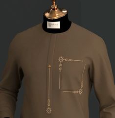 Embroidery Kurta, Embroidery Fashion Detail, Shirt Dress Style, Embroidery Fashion, Designer Clothes For Men, Fashion Details, Dress Shirts