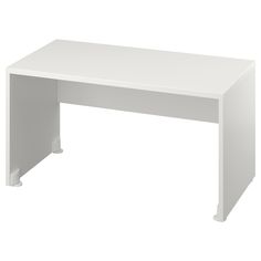 a white desk on a white background