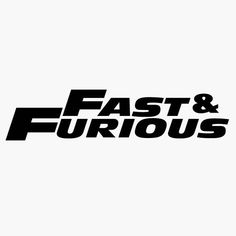 the fast and fabulous logo is shown on a white background with black letters that read fast and curious