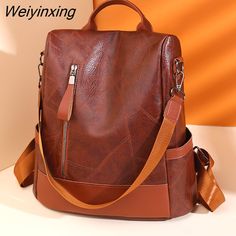 Shipping: Worldwide Express Shipping AvailableDelivery time: 🚚7-15Days Fast ShippingReturns: Fast refund,💯100% Money Back Guarantee.Brand Name: YaLePuckOrigin: Mainland ChinaCN: HebeiMain Material: Genuine LeatherGenuine Leather Type: Cow LeatherLining Material: PolyesterBackpacks Type: SoftbackInterior: Interior Slot PocketInterior: Cell Phone PocketInterior: Interior Zipper PocketInterior: Interior CompartmentHandle/Strap Type: Soft HandleExterior: Silt PocketDecoration: NONEDecoration: Chai Fashion School Bag, Women Backpack Fashion, Casual Tote Bag, Women's Backpack, Fashion School, Backpack Fashion, Vintage Backpacks, Crossbody Tote Bag, Leather Bag Women