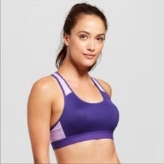 New With Tag Champion Women’s Medium Support Athletic Sports Bra Power Core Compression Sports Bra 88% Polyester 12% Spandex Women Us Small Purple Sporty T-back Activewear For Light Exercise, Athleisure T-back Activewear For Sports, Light Exercise Racerback Sports Bra, Purple Racerback Sports Bra For Workout, Sporty Purple Sports Bra With Built-in Bra, Sporty Purple Nylon Activewear, Purple Compression Sports Bra, Functional Purple Racerback Activewear, Purple Compression Sports Bra For Sports