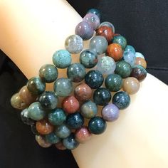 "✦Materials: Natural Gemstones ✦Shape: Round Beads ✦Size: 8mm Round Bead ✦Length: 7.5\" inch --- It will fit about 6.75\" wrist! ✦Average Strand Weight: < 4oz ✦QTY: 1 pc / package ♕Beautiful & High Quality Bracelet♕ How to Order? Step 1: MEASURE YOUR WRIST: - Measure around at the wrist bone in tape or even a strip of paper. - Choose a place where you would normally wear a bracelet. Make it as loose or snug. - To use the strip of paper, mark where the end of the bracelet needs to be and t Balance Energy, Healing Energy, Healing Bracelets, Gorgeous Bracelet, Energy Crystals, Bracelet Handmade, Gemstone Bracelet, Stretch Bracelet, Crystal Bracelets