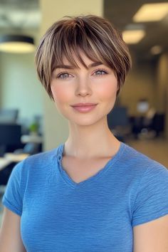 Short, chic, and oh-so-stylish! 🌟 Discover the top 21 pixie haircuts with bangs to rock in 2024. #PixieCut #Bangs #HairInspo Pixie With Bangs, Pixie Haircuts With Bangs, Black Pixie Cut, Cute Pixie Haircuts, Shaggy Pixie Cuts, Perfect Bangs, Cute Pixie Cuts, Short Curly Pixie, Asymmetrical Bangs