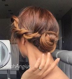 Twisted Bun, Bun With Curls, Side Bun Hairstyles, Braided Crown Hairstyles, Half Updo Hairstyles, Low Buns