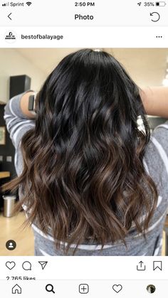 Dyed Hair Curly, Brown Hairs, Graduation Hairstyles, Makijaż Smokey Eye, Hair Balayage, Brown Highlights, Balayage Brunette, Hair Shades