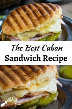 the best cuban sandwich recipe on a plate