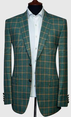 Checks are an absolute classic, bringing elegance and style to any outfit. Discover our various interpretations of this sophisticated pattern in our Blazer’s collections Checked Blazer, Suit Jacket, Checks, Bring It On, Blazer, Green, Pattern