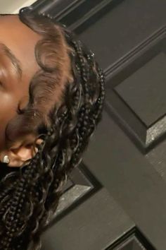 Long Braids, A Black, Braids, Hair, Black, Plaits