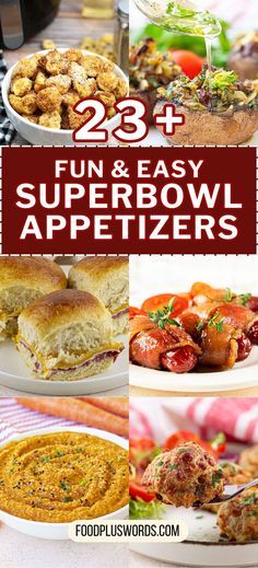 25 fun and easy super bowl appetizers