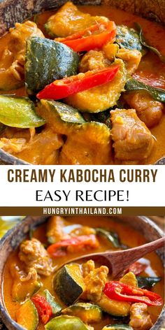 creamy kabocha curry is an easy and delicious recipe