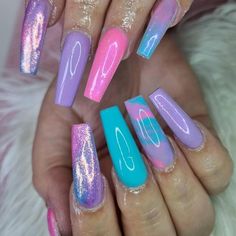 Boujee Nails, Nail 2024, Birthday Nail Designs, Bling Nail Art, Cute Nail Colors, March Nails, Stylish Nails Designs, Nail Designs Valentines, Stiletto Nails Designs