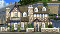 Sims 4 Windenburg, Cottage Sims 4, Sims 3 Houses Ideas, Sims Houses, Sims 4 House Plans, House Pictures, Sims 4 House Building, Diy House Plans, Sims Ideas