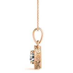 NECKLACE INFORMATION Metal Type: (select above) Available in 14K and 18k white, yellow, rose gold and platinum 950Weight: 2.30 grams (14K for 1.00 ct diamond) Rose Gold 14k Diamond Cut Necklace, 14k Rose Gold Diamond Cut Necklace, Rose Gold Diamond Cut Necklace In 14k Gold, Classic Rose Gold 14k Solitaire Necklace, Classic Rose Gold Solitaire Necklace, Classic 14k Rose Gold Solitaire Necklace, Formal Oval Rose Gold Diamond Necklace, Rose Gold Round Pendant Diamond Necklace, Classic Rose Gold Oval Pendant Necklace