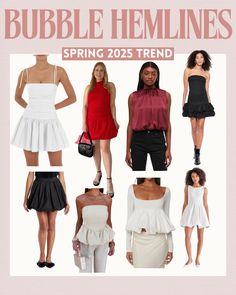 10 Wearable Spring Trends for 2025 - Bubble Hemlines on Trend for Spring 2025 - Affordable by Amanda