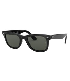 From Ray-Ban, the Classic Wayfarer 54mm Polarized Sunglasses feature: Wayfarer shapeAcetate framePolarized lensUV protectionImported. Ray Ban Wayfarer Women, Web Page Layout, Black Sunglasses Ray Bans, Mens Glasses Fashion, Best Sunglasses